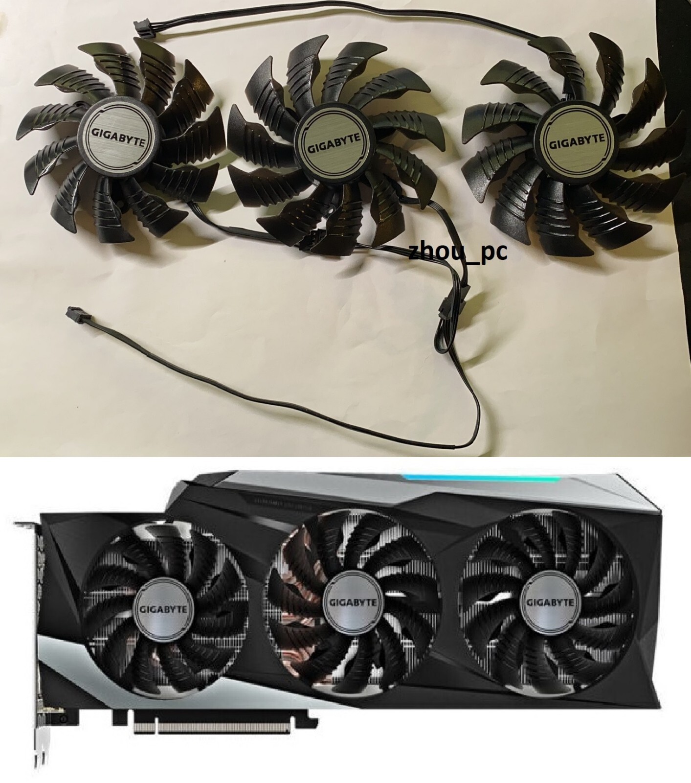 GPU Replacement Cooling Cooler Fan For Gigabyte Gaming OC RTX 3080 3090
