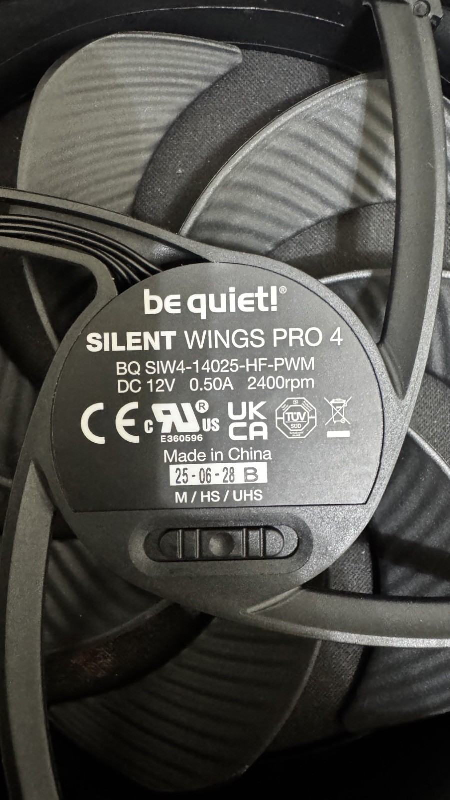 be quiet! SILENT WINGS PRO 4 Fluid Dynamic Bearing 140mm Case Fan