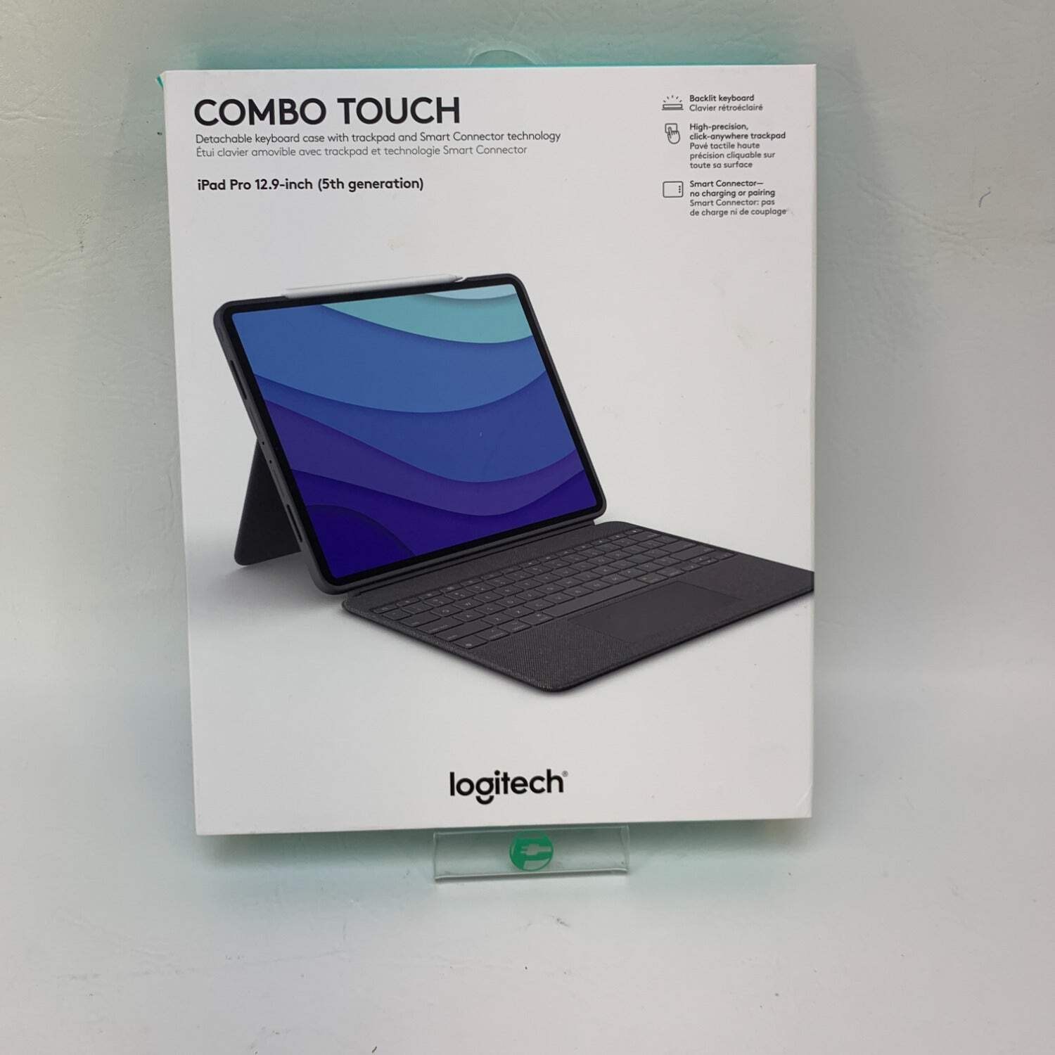 New Logitech Combo Touch Keyboard Case iPad Pro 12.9-inch Gray 920-010097