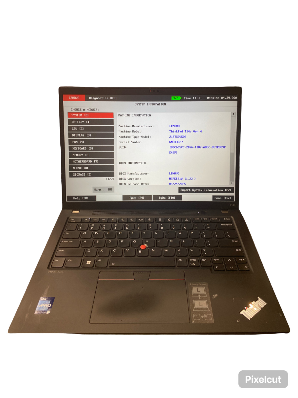 Lenovo ThinkPad T14s Gen 4 i5-1345U 16GB 512GB NVMe 14″ TOUCH–NO OS #21