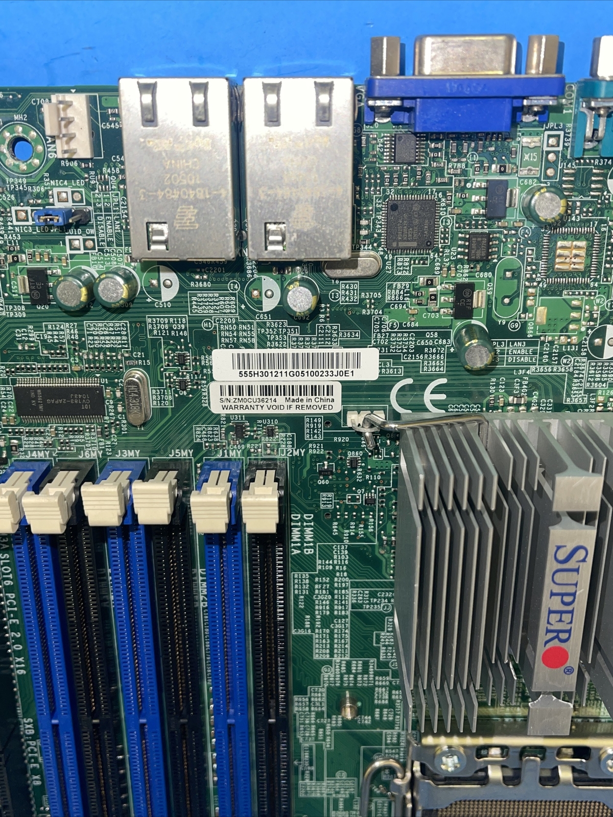 Super Micro Computer X8STi, LGA 1366/Socket B, Intel Motherboard