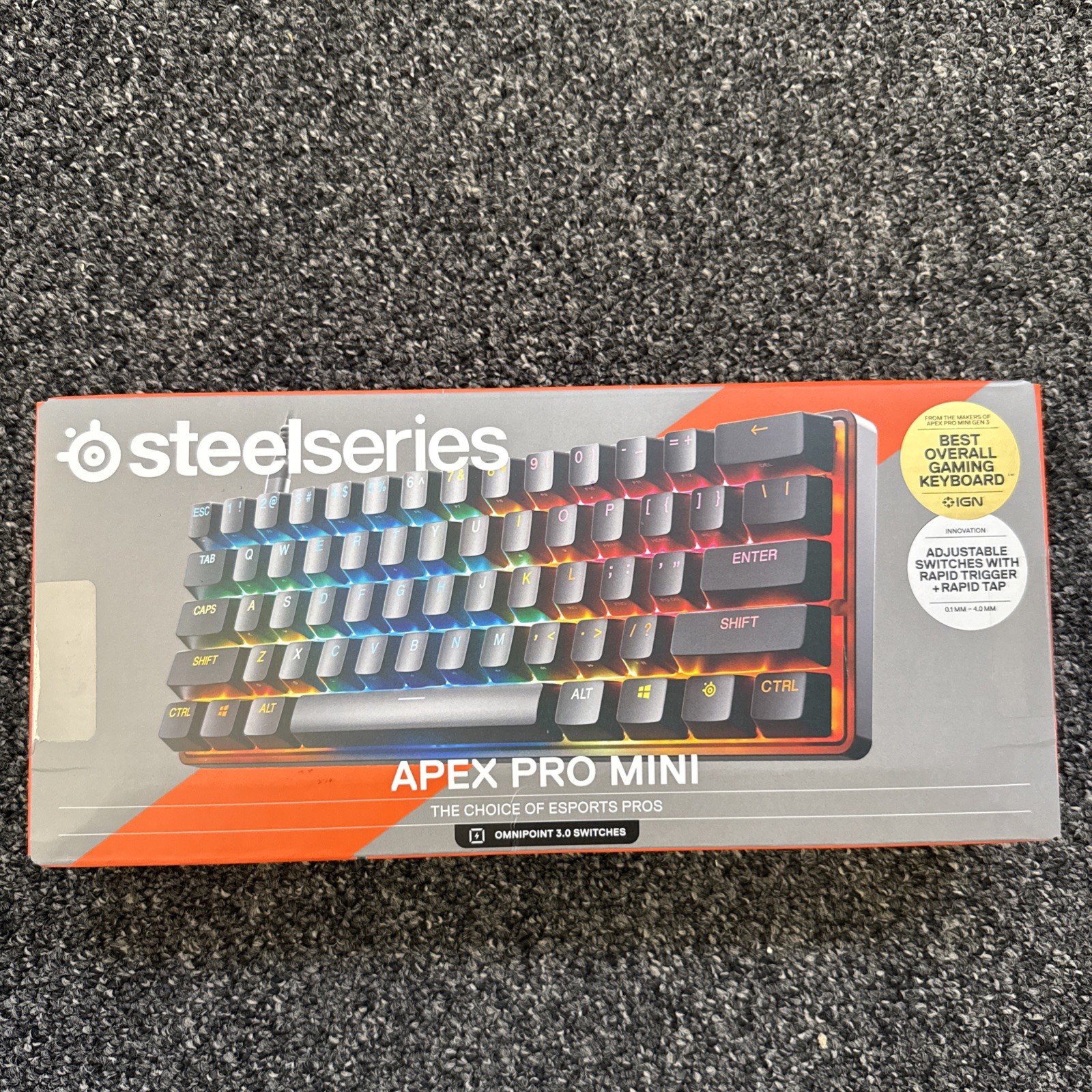 SteelSeries Apex Pro Mini Gen 3 OmniPoint 3.0 Illuminated Keyboard