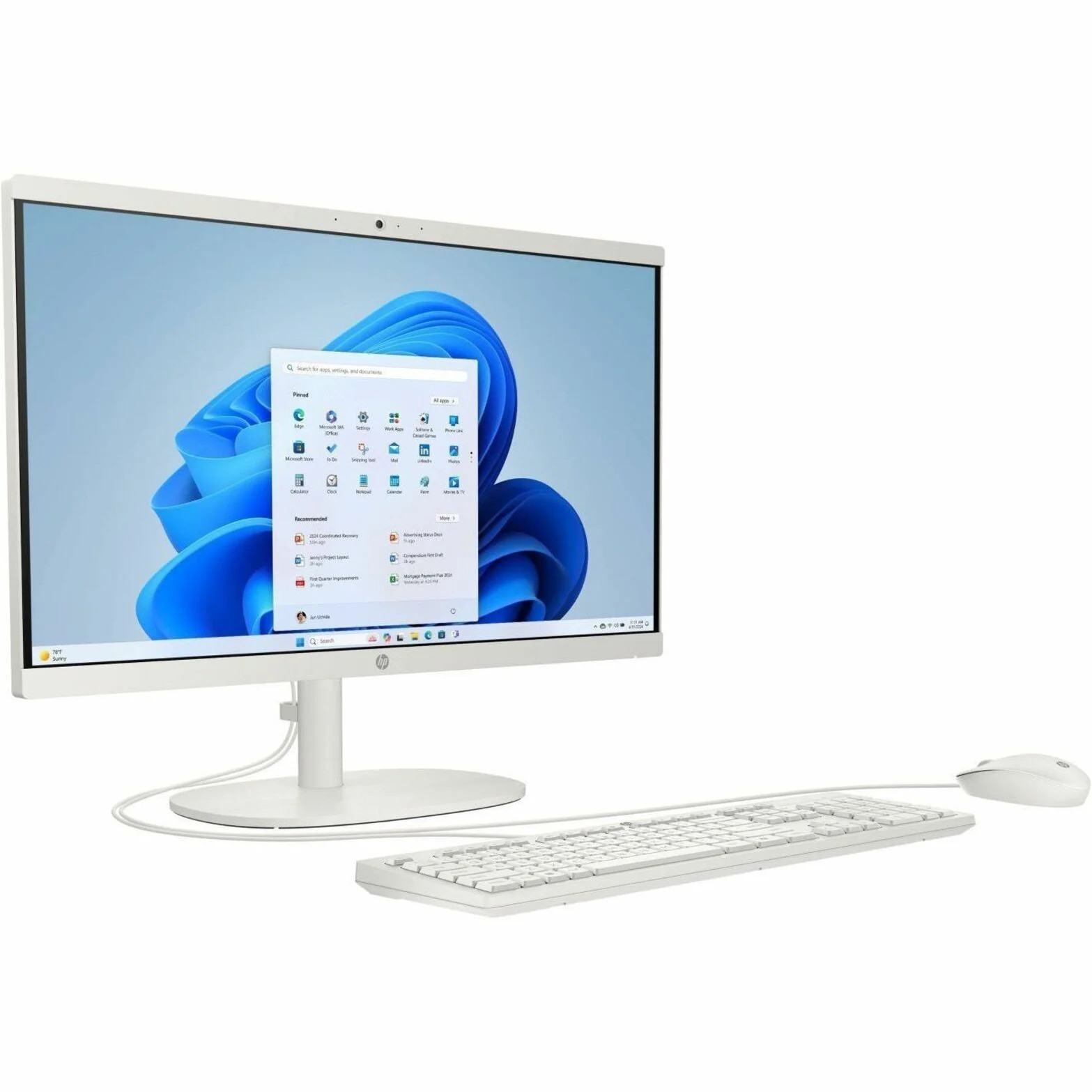 HP 22-DG00 21.45″ FHD All-in-One PC, Intel N200 8GB, 128GB, Windows 11 Home