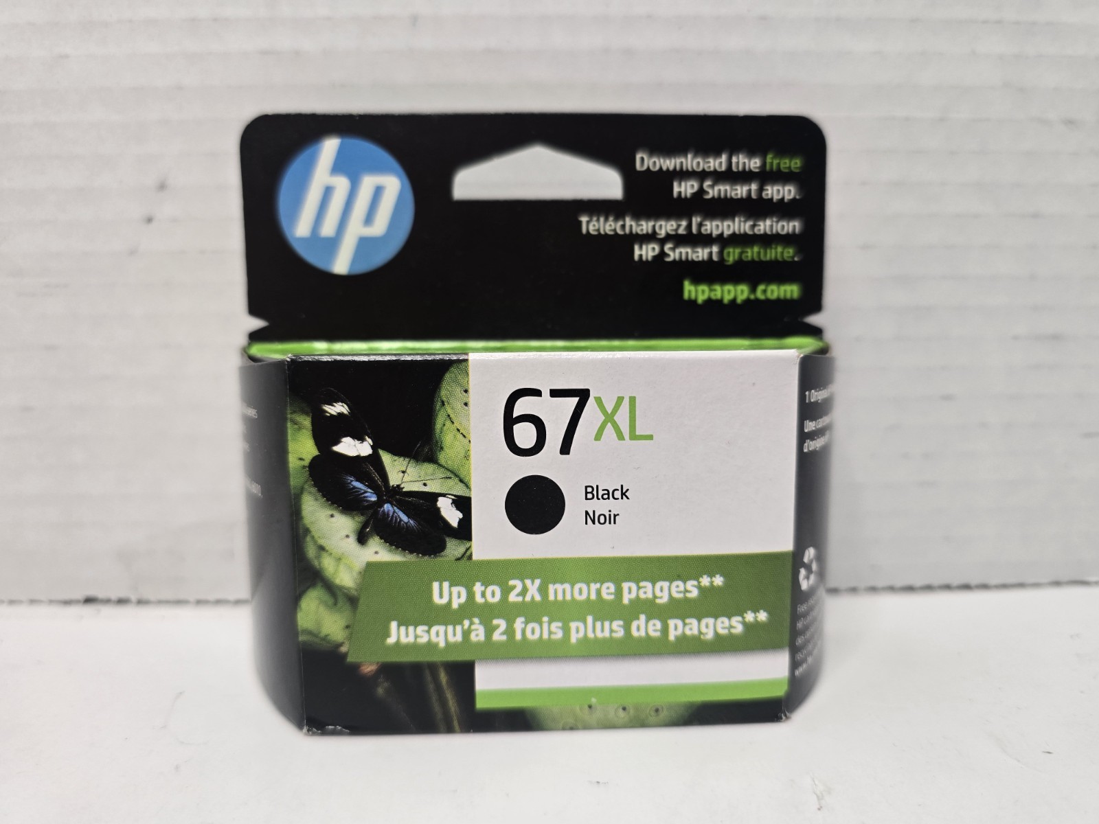 2026 Genuine HP 67XL 3YM57AN Black Original High Yield Ink Cartridge OEM