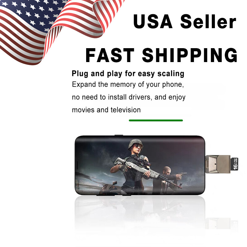 USB C Type C To Micro SD TF Card Reader and USB 3.0 Port OTG Adapter Converter