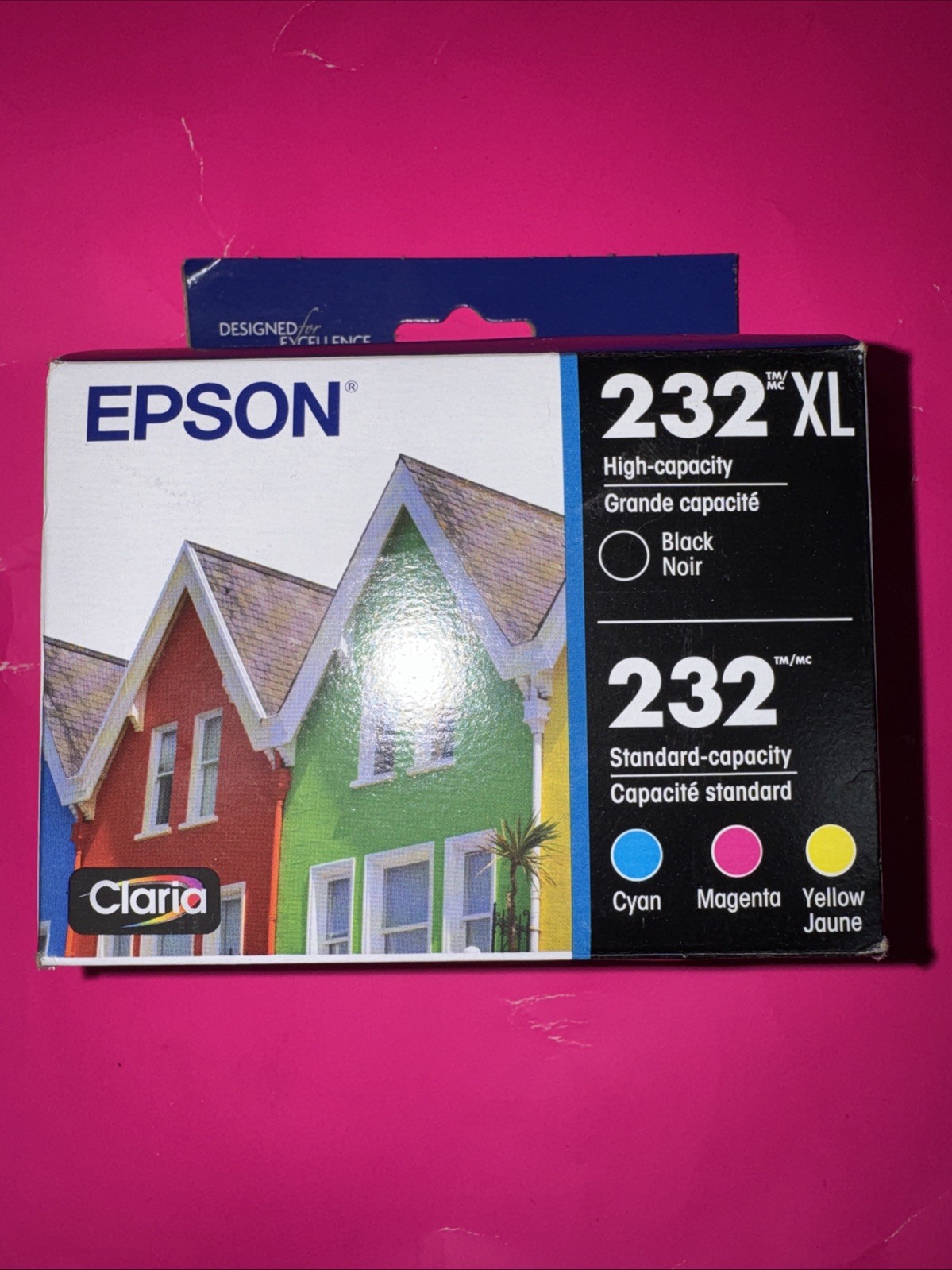 Epson 232XL Black & 232 Color Ink Cartridges T232XL-BCS Exp 2029 OEM 0694