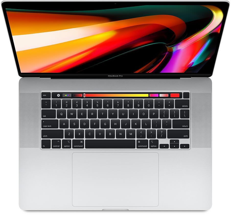 MacBook Pro 16 Touch Bar Silver 2019 2.4 GHz i9 32GB 4TB SSD Radeon Pro 5500M
