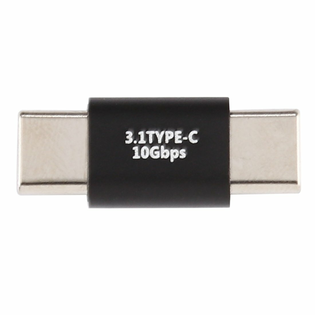 AMZER USB 3.1 SuperSpeed Type C Male to Male Coupler Adapter Connector – Black