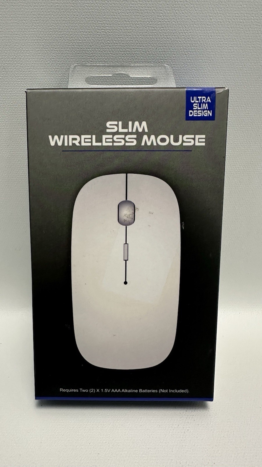 Slim Wireless Mouse White 2.4G USB Optical Laptop Travel Mice New Sealed
