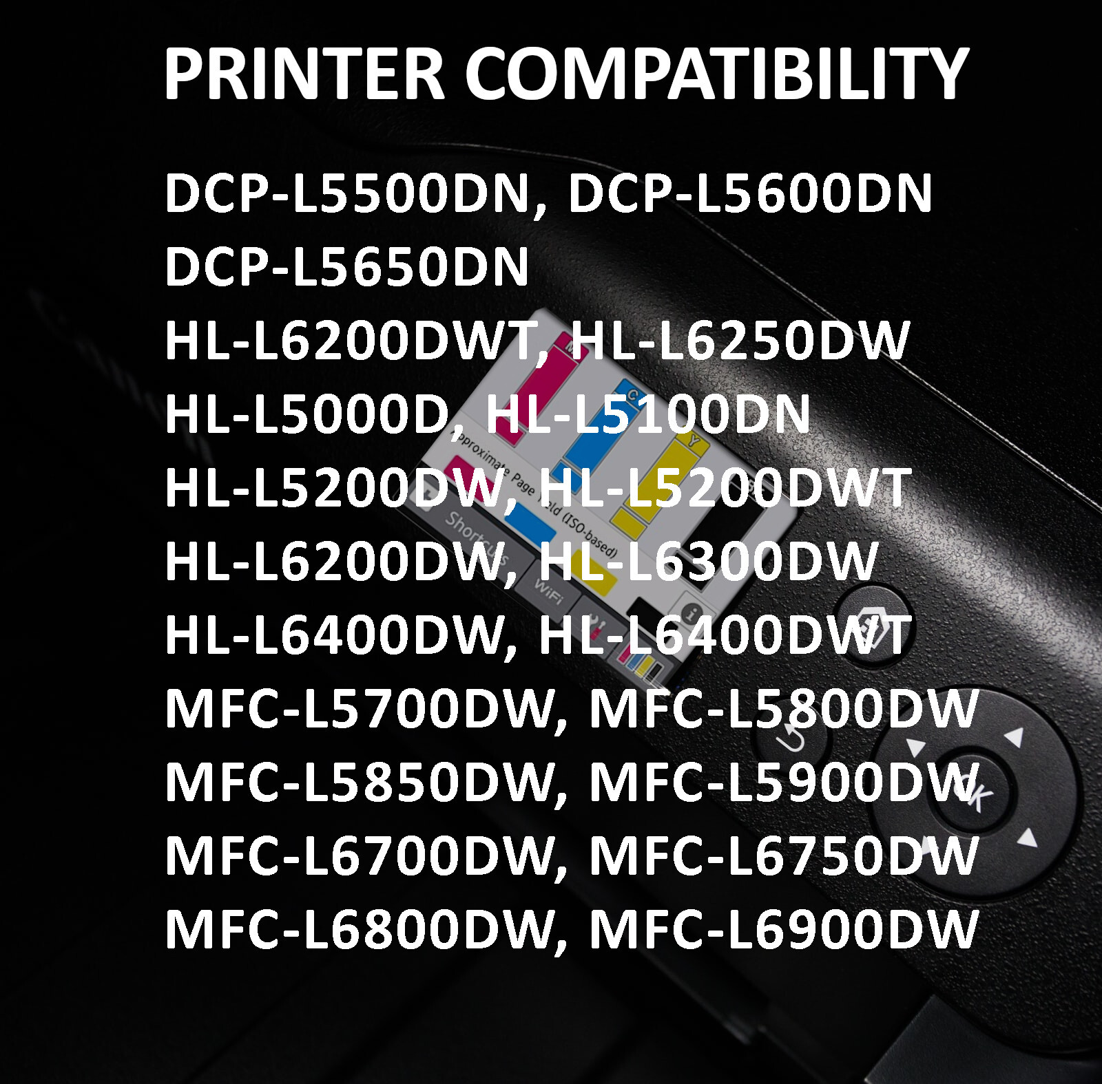 2PK TN850 Toner Cartridges for Brother TN820 DCP-L6600DW HL-L6200DW MFC-L5800DW