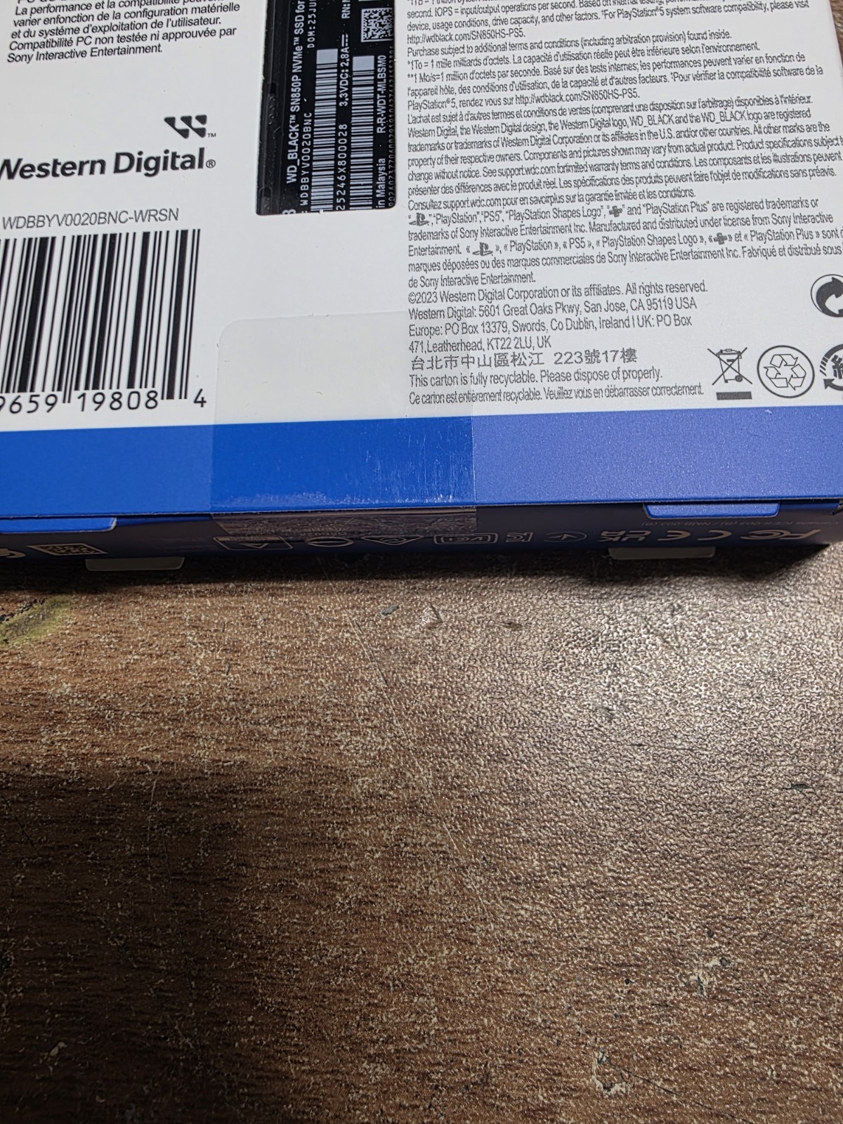 Sealed | WD_BLACK SN850P 2TB M.2 NVMe Internal SSD Solid State Drive
