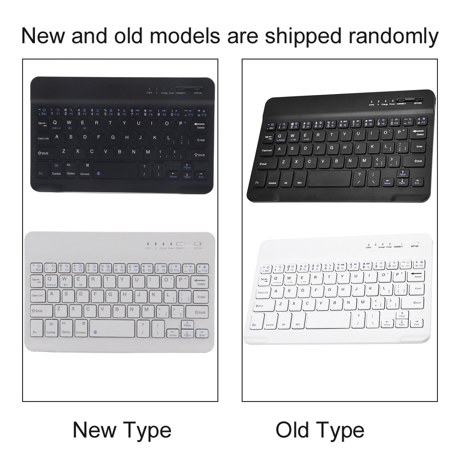 Universal 2-in-1 Keyboard Case for 4.5-6.8″ Phones with Stand & Protective Cover