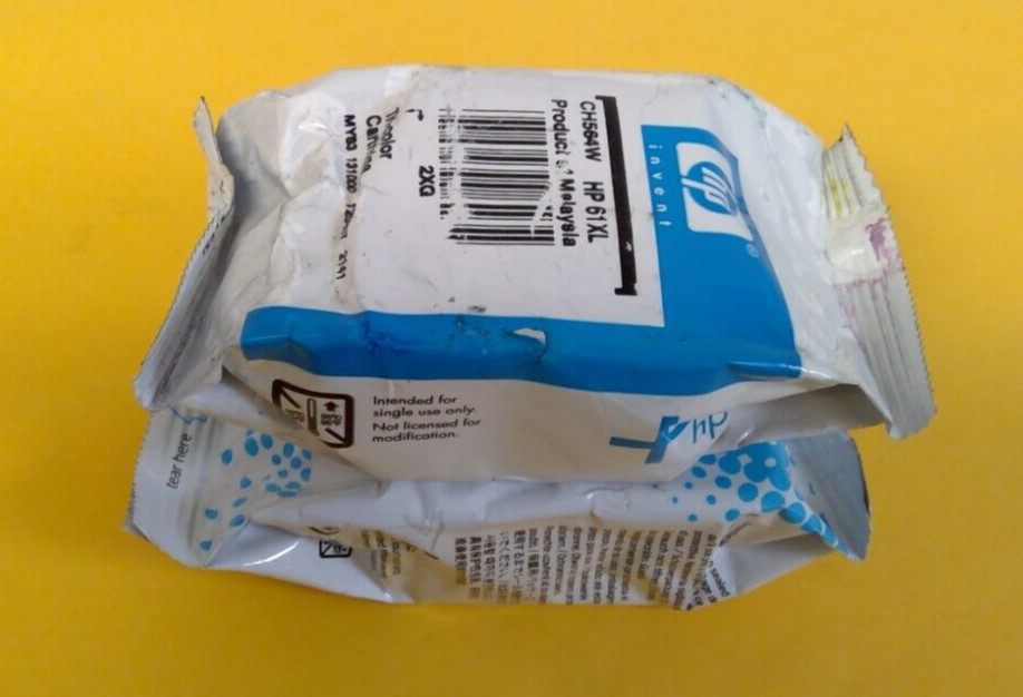 Genuine OEM HP 61XL Black-61XL Tri-color Ink Bulk Packaging FREE SHIPPING