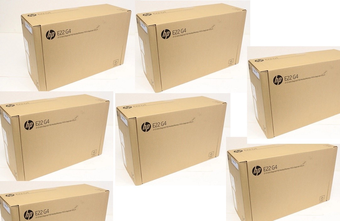 Lot of 32pcs 21.5″ HP E22 FullHD DP HDMI VGA IPS Monitor 9VH72AA#ABA