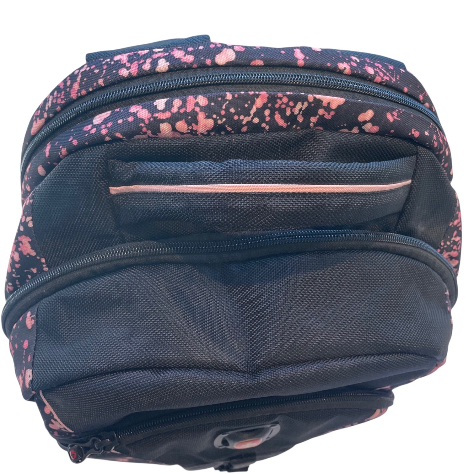 Wenger SwissGear The Sun Backpack 16” Laptop Bag Black/Pink Splatter 605238