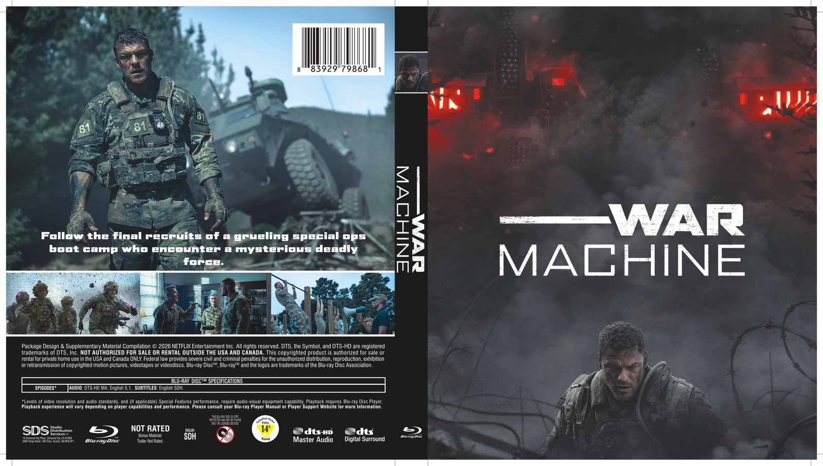 War Machine （2026）（1BD）Box Set English