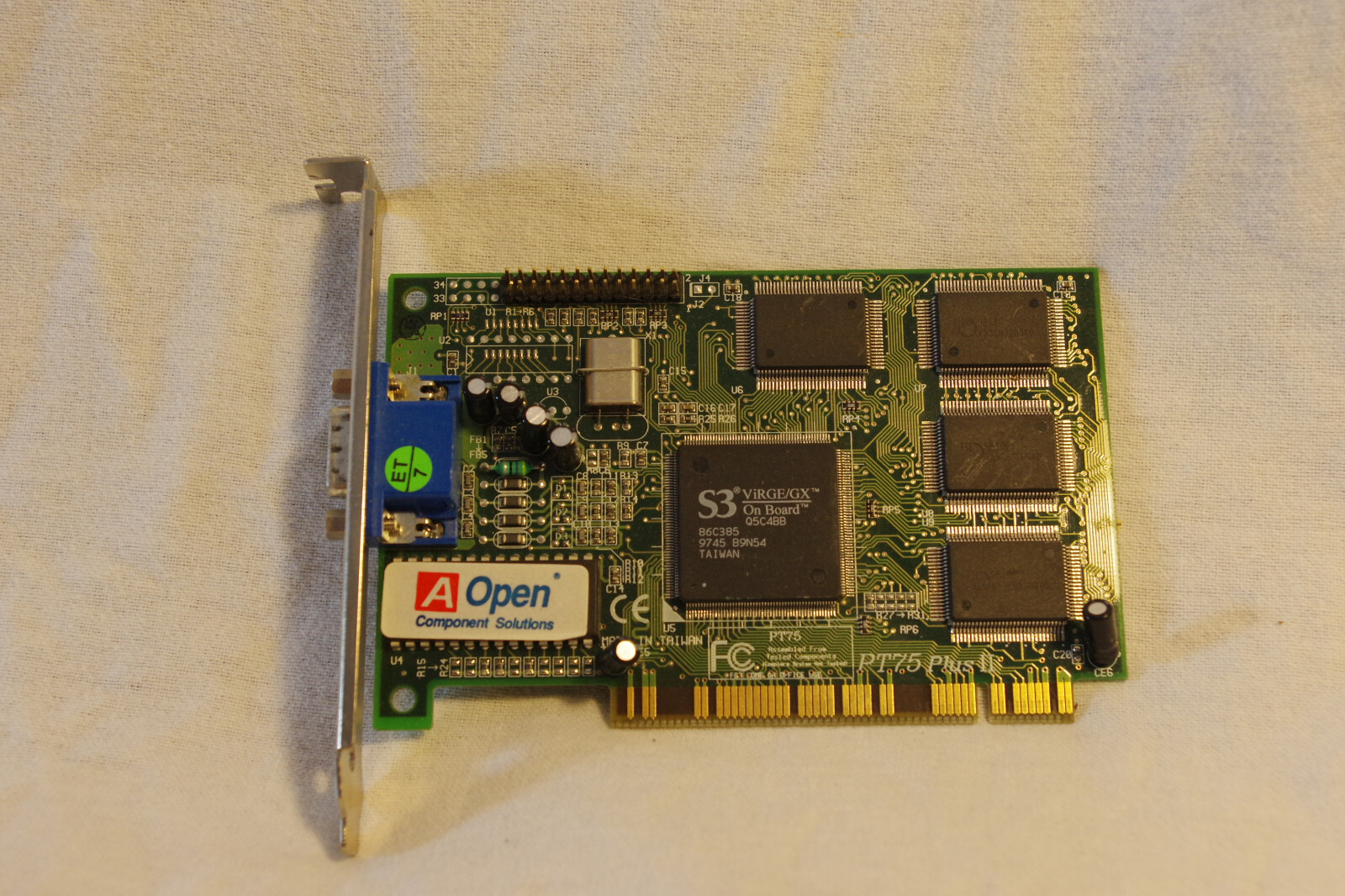 AOpen S3 ViRGE/GX On Board Q5C4BB Graphics Card 54.AC888.004