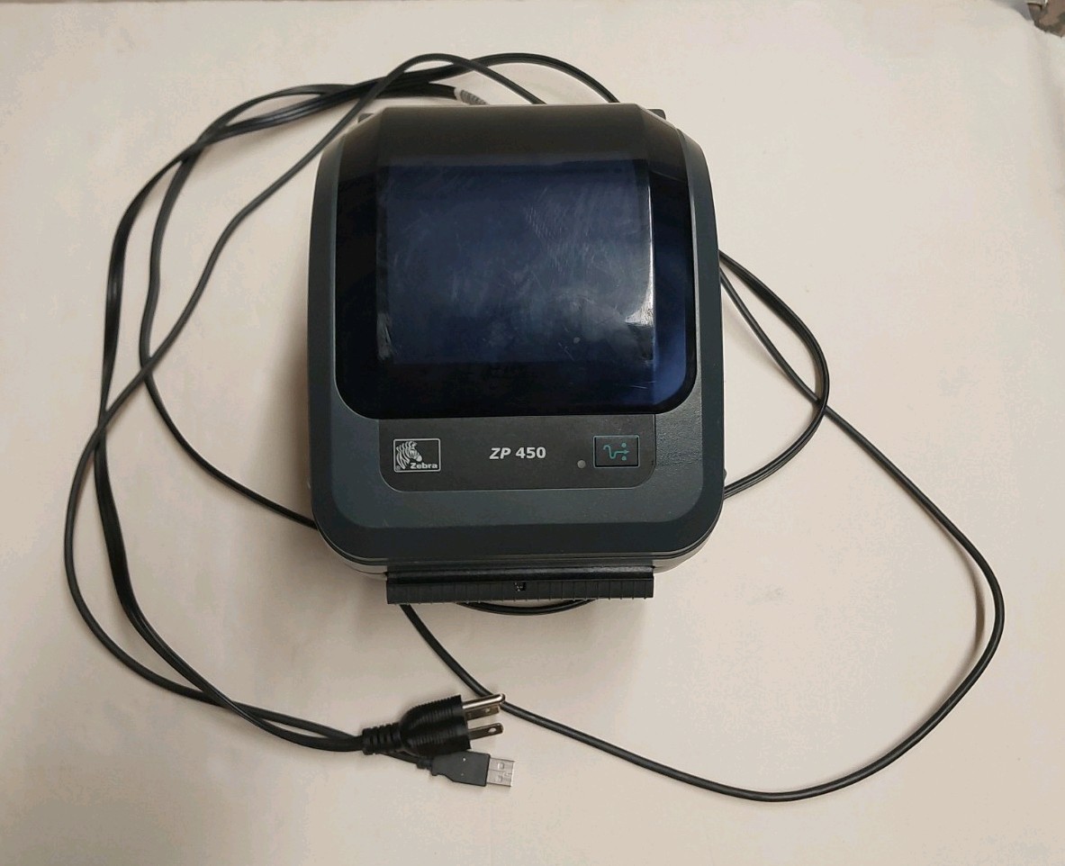 Zebra ZP450 Label Printer. Used. Untested