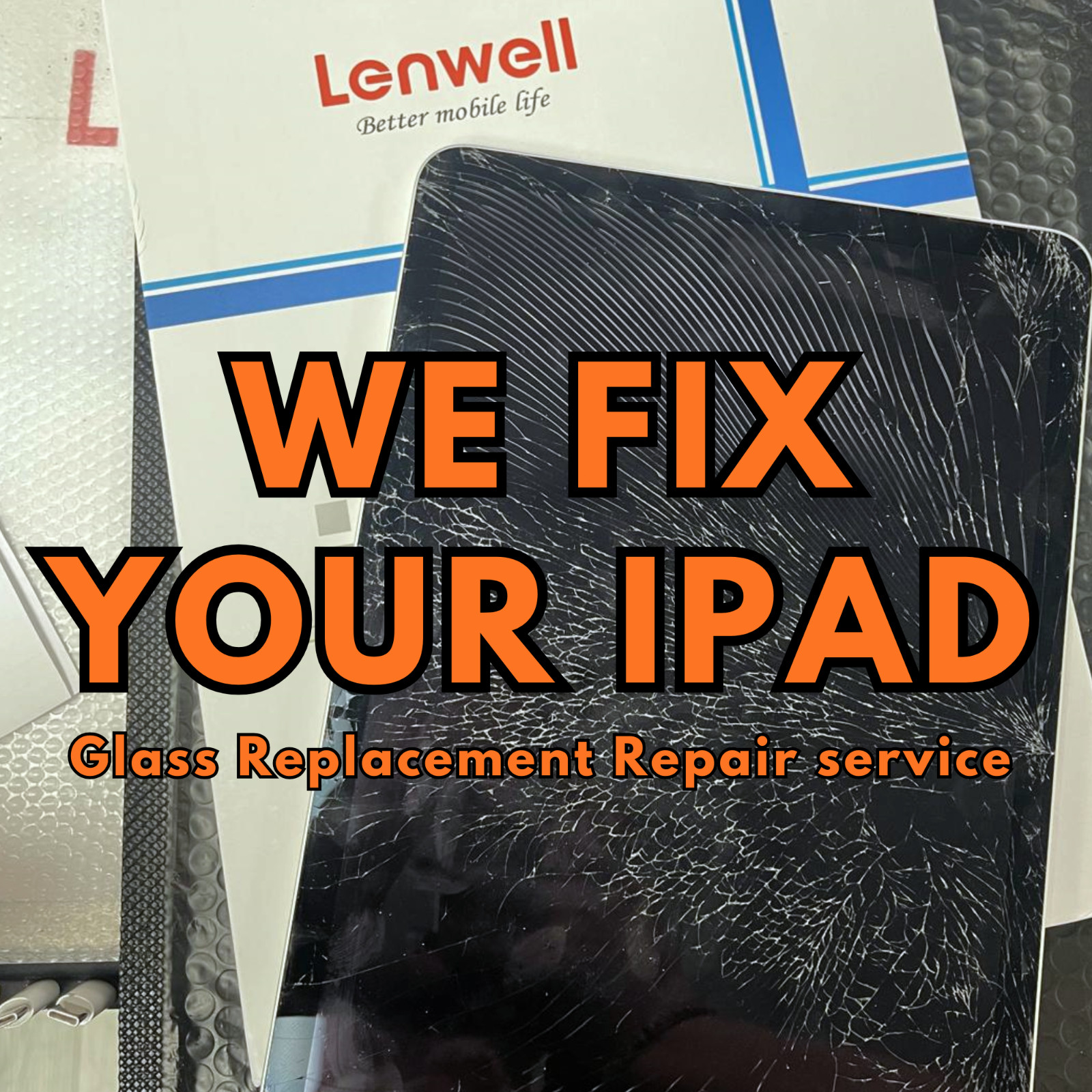 iPad Pro 12.9 5th/6th Gen Screen/LCD Full Repair Service Mail-in FAST