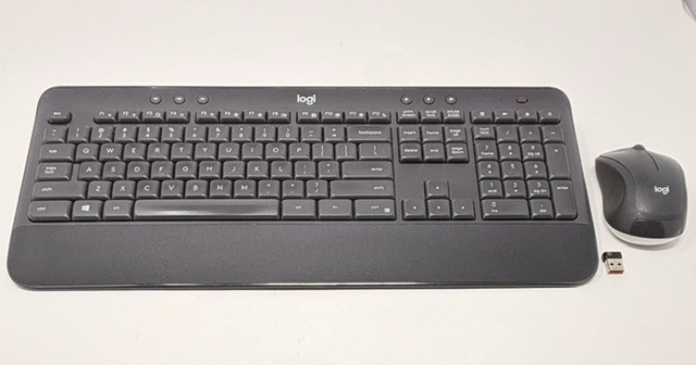 Logitech K545 & M310 Wireless Mouse & Keyboard Combo w/ Dongle Unifying Receiver