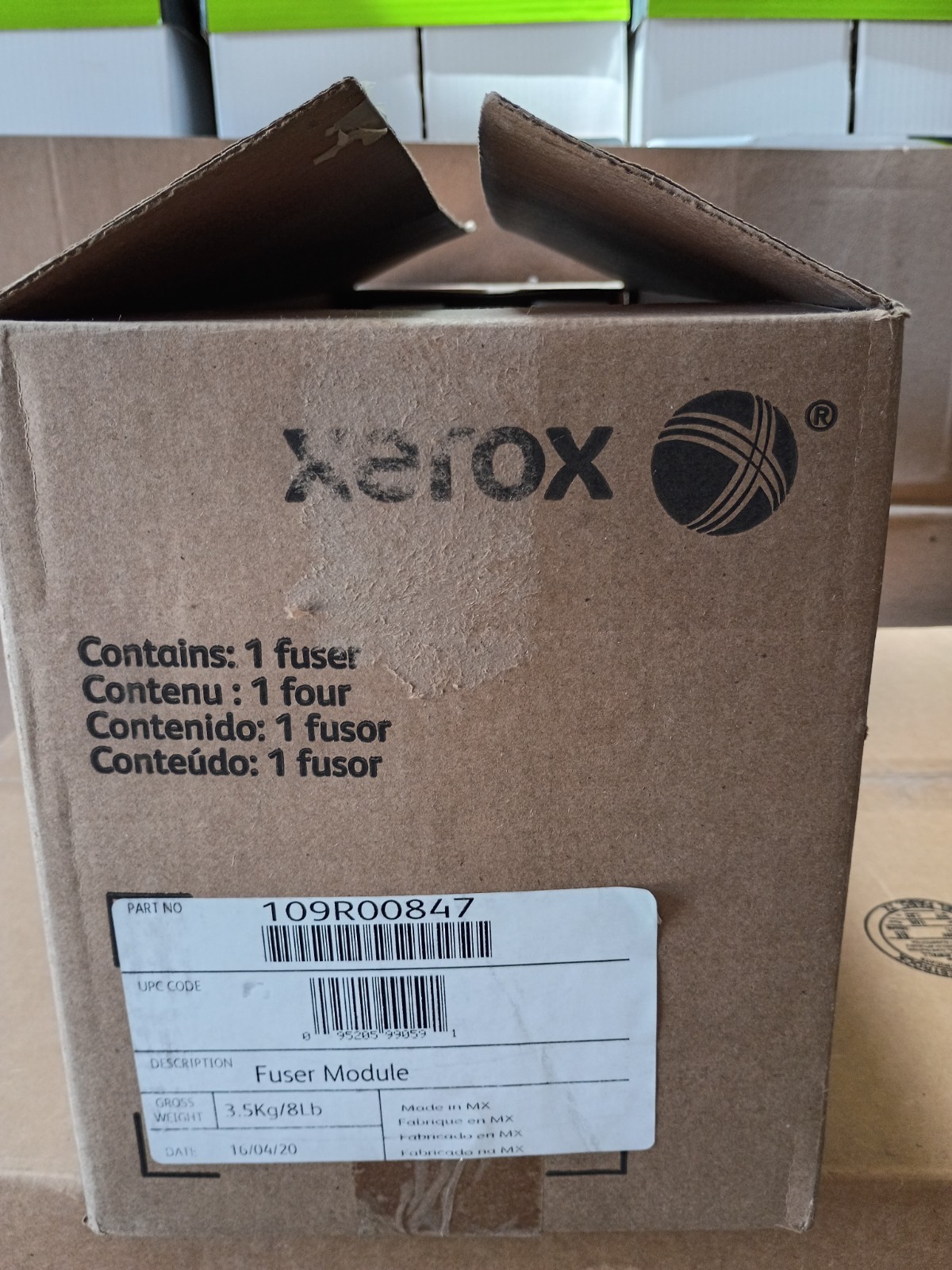 109R00847 Genuine Xerox Fuser Unit WorkCentre 5945 5955 AltaLink Open Box