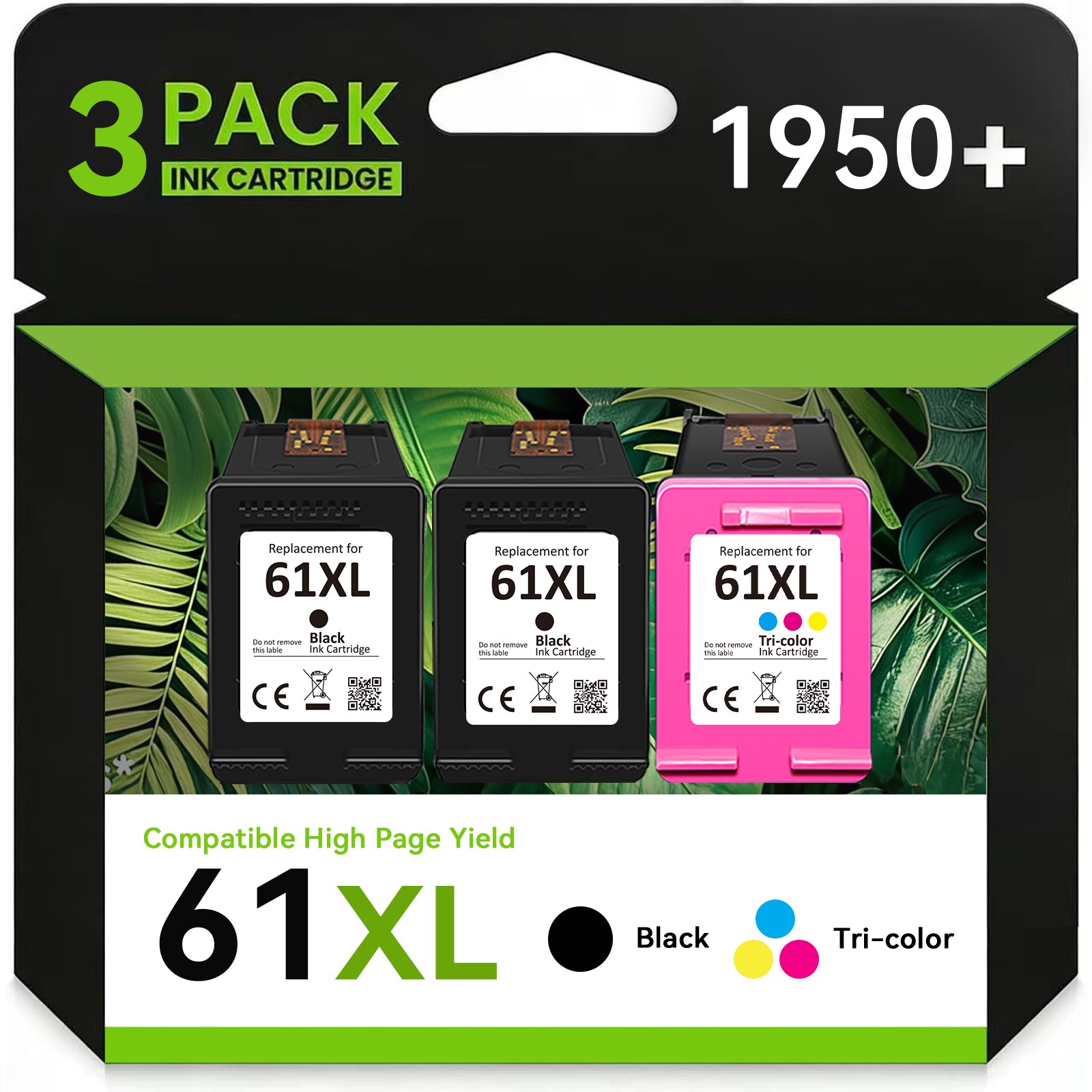 61XL 61 XL Ink Cartridges For HP 61 ENVY 4500 4501 4502 4504 5530 5532 5535 Lot