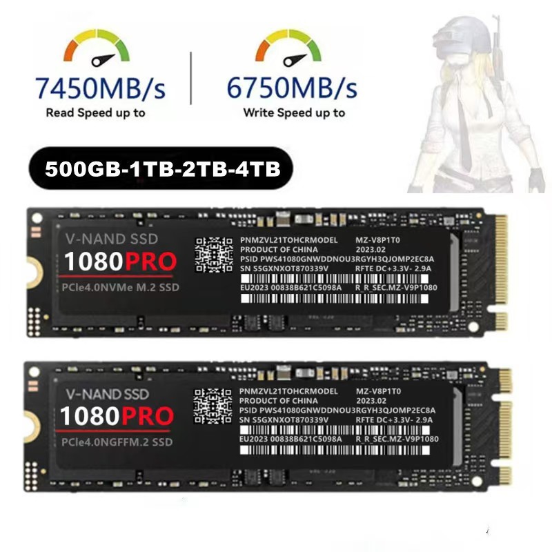 M2 2280 PCIe 4.0 solid-state drive high-speed storage device 1080P RO 2TB NGFF