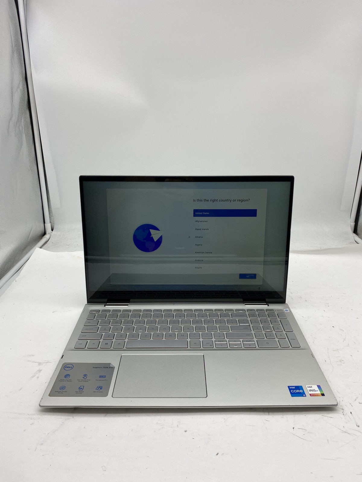 Dell Inspiron 7506 Laptop Intel Core i5 1135G7 2.4GHz 12GB RAM 256GB SSD W11P
