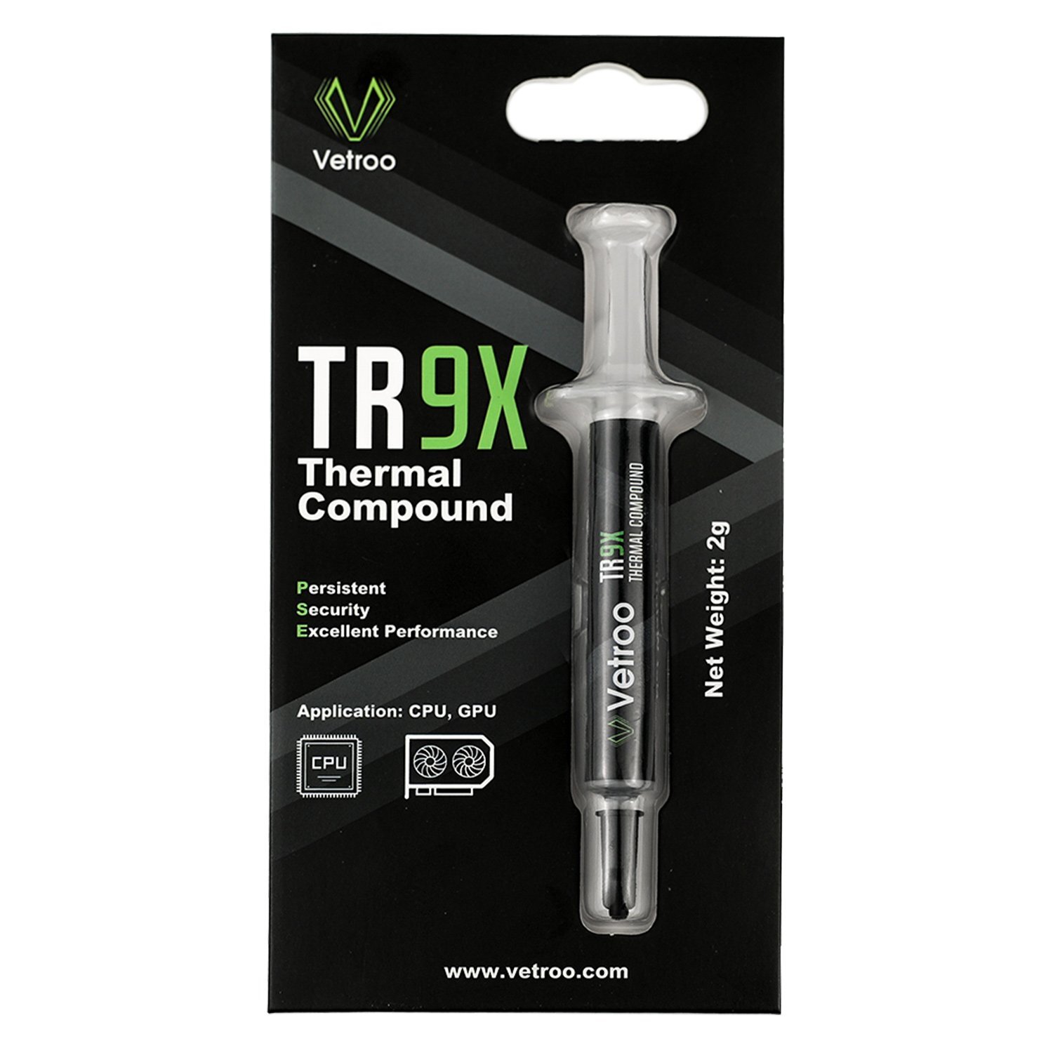 Vetroo High Durability CPU Thermal Paste for All Processor GPU Easy to Apply