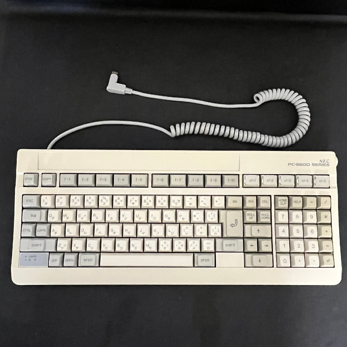 Vintage NEC PC 98 keyboard for NEC PC 98 9801 9821 genuine Tested Maintained