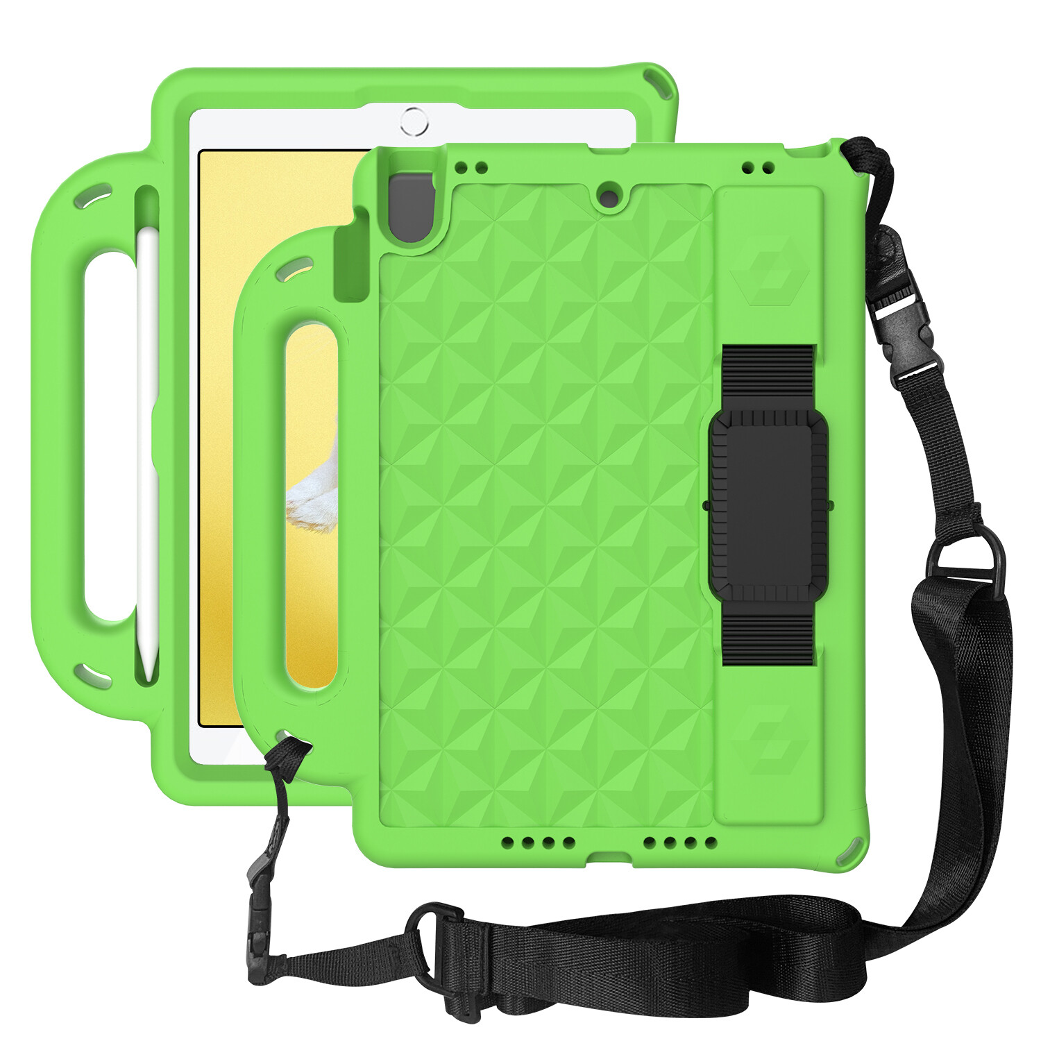 Shockproof Case With Shoulder Strap Cover For iPad 5th 6th 7th 8th 9th Gen Mini