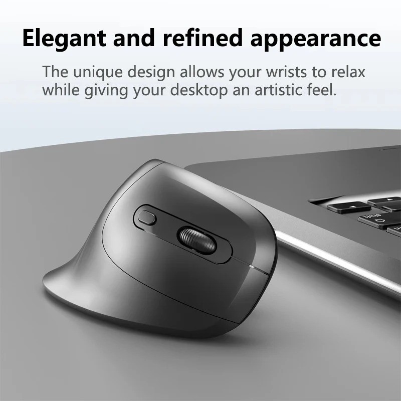 Ergonomic Optical Vertical Mouse 2.4G Wireless DPI Adjustable 800/1200/1600