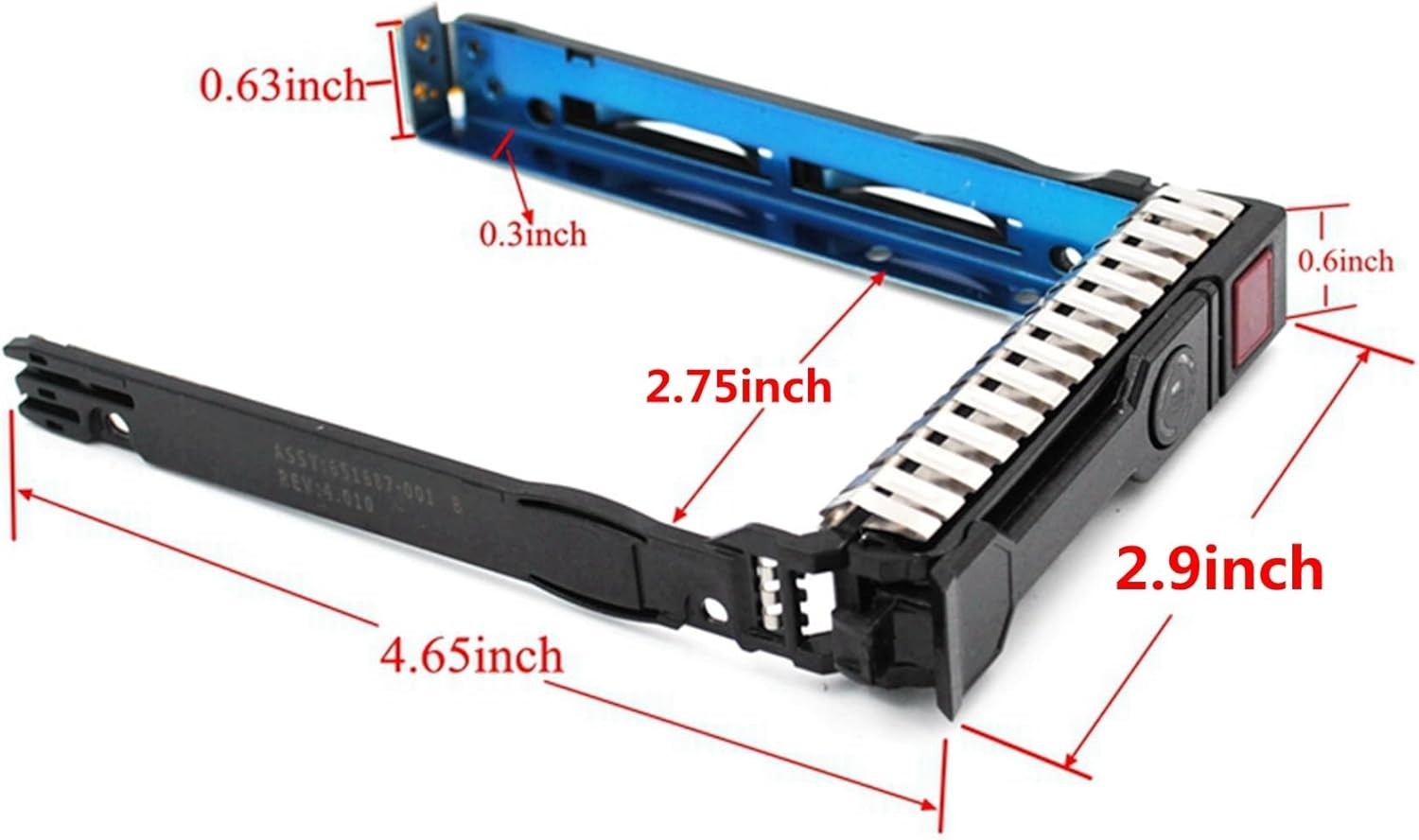2.5″ HDD Tray Caddy for HP DL380 DL360 G8 G9 G10 651687-001 651699-001 lot US