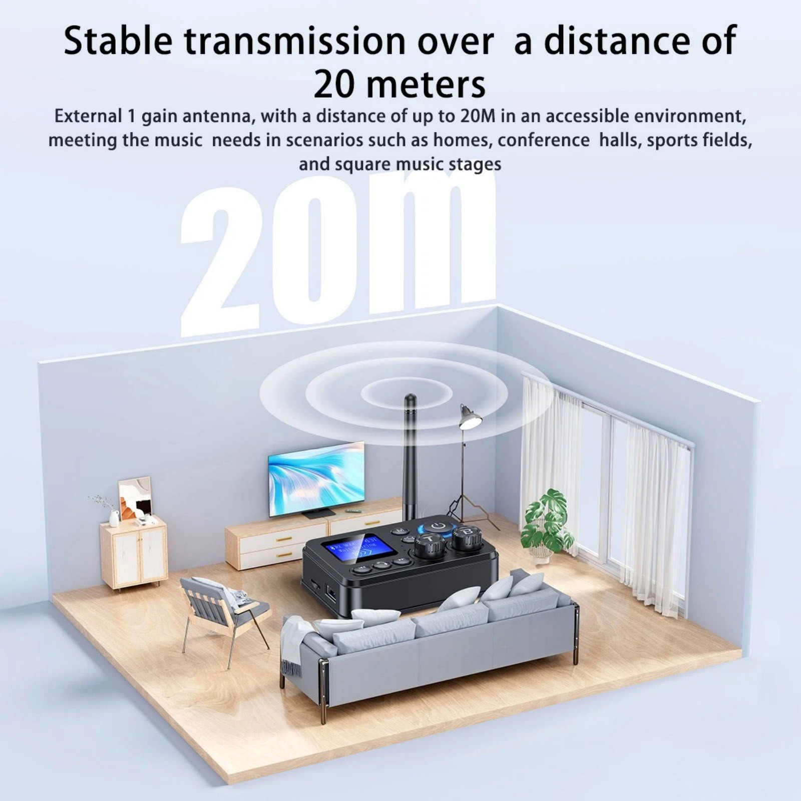 For Bluetooth 5.4 Transmitter Receiver 3.5mm AUX RCA Stereo Adapter Brand New