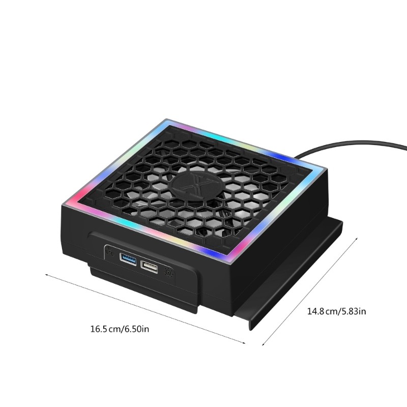 Cooling System with 2 USB Port for Series Level Low Noise Cooling Fan