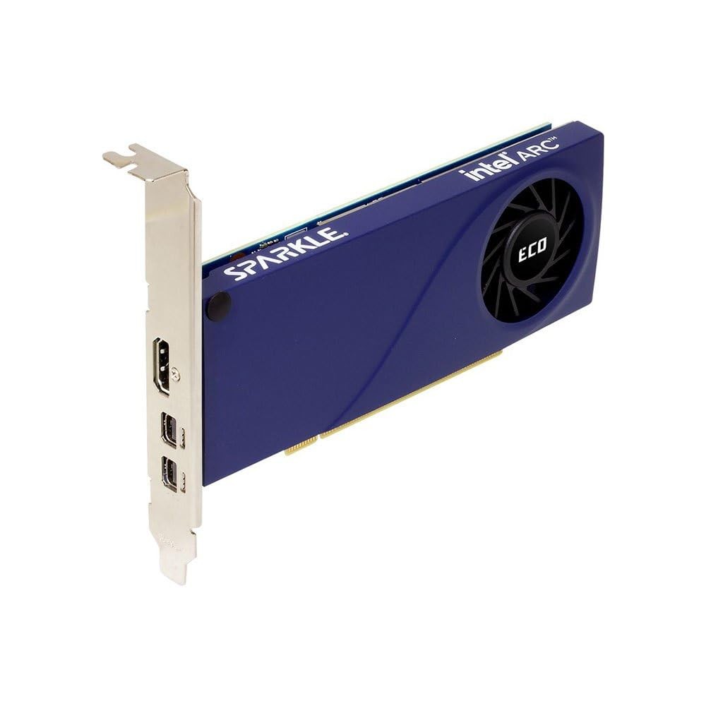 Sparkle Intel Arc A310 ECO, 4GB GDDR6, 50W TBP, Short Bracket is Blue