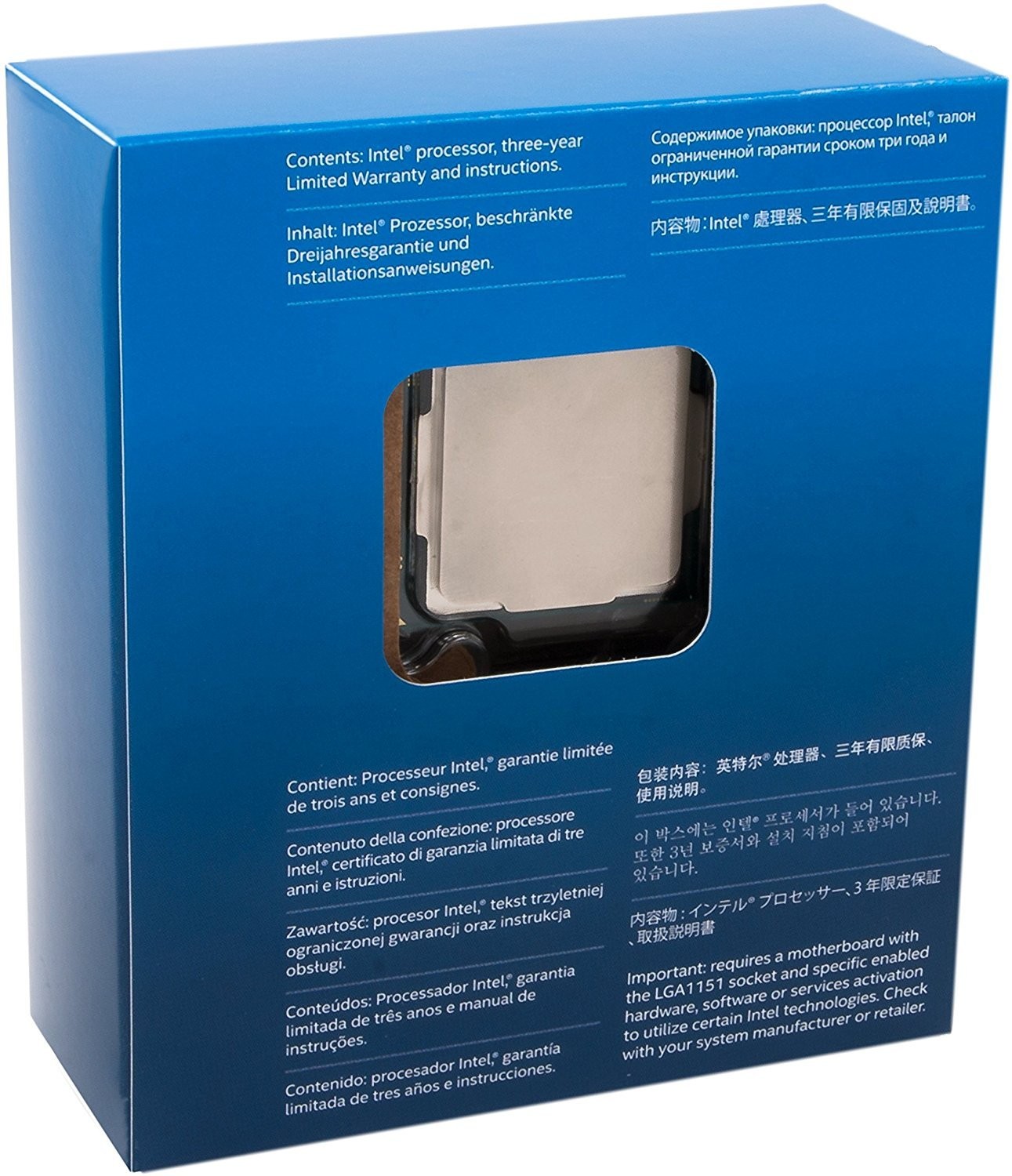 Intel Core i7-7700K Unlocked Processor 8M Cache, up to 4.50 GHz, Quad-Core Kaby