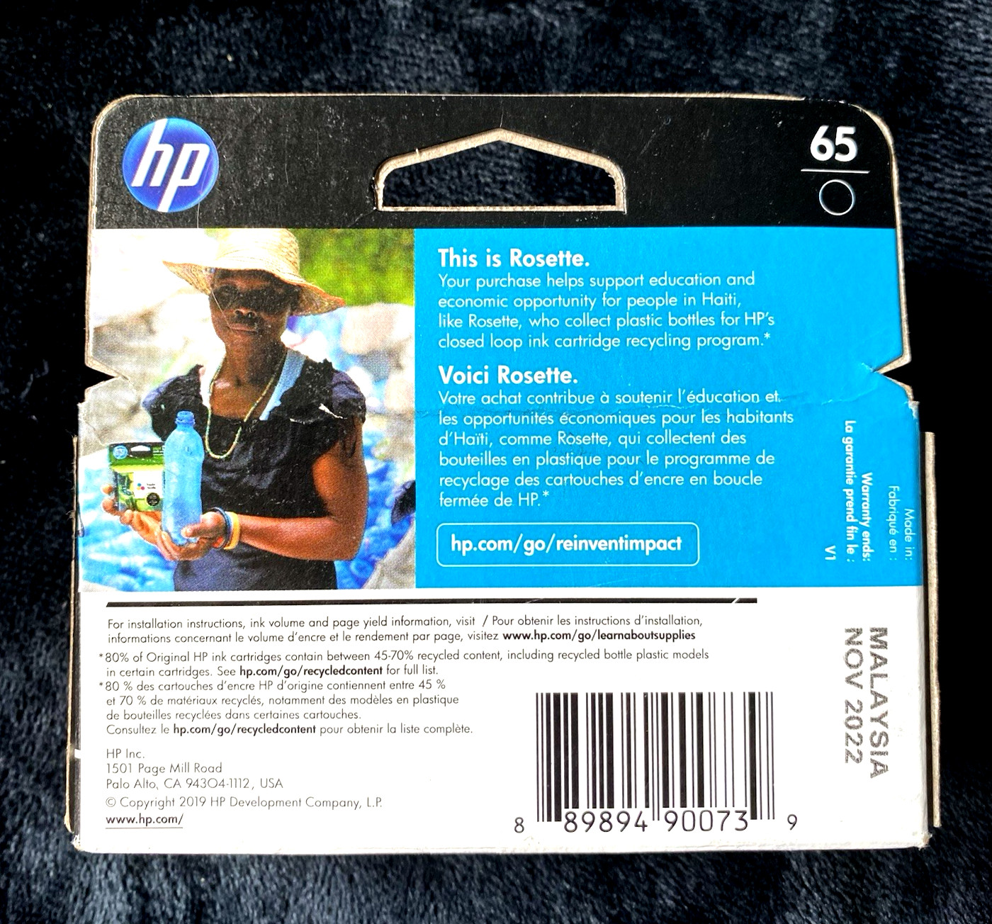 2022! GENUINE HP 65 Black Tri-Color Combo Ink Set OEM T0A36AN N9K01AN N9K02AN