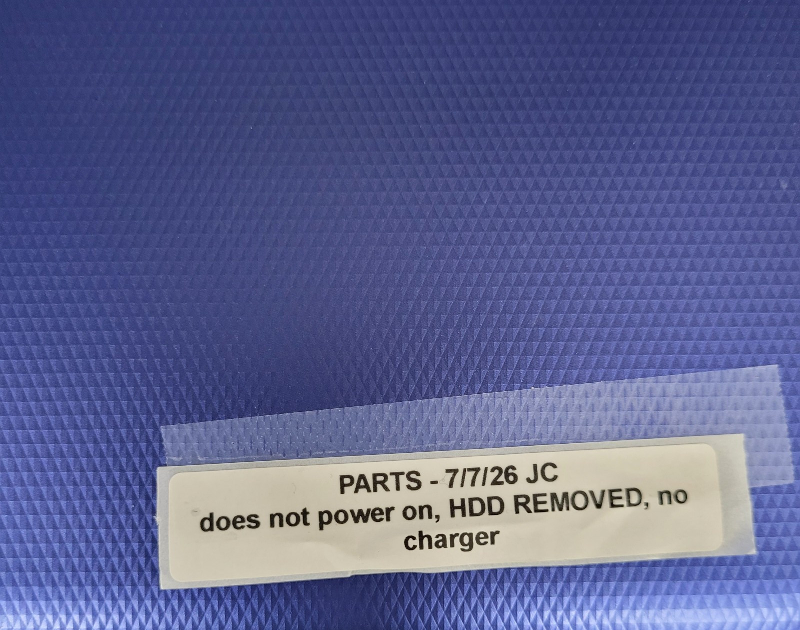 HP 15-ac122ds Does NOT Power on – For Parts