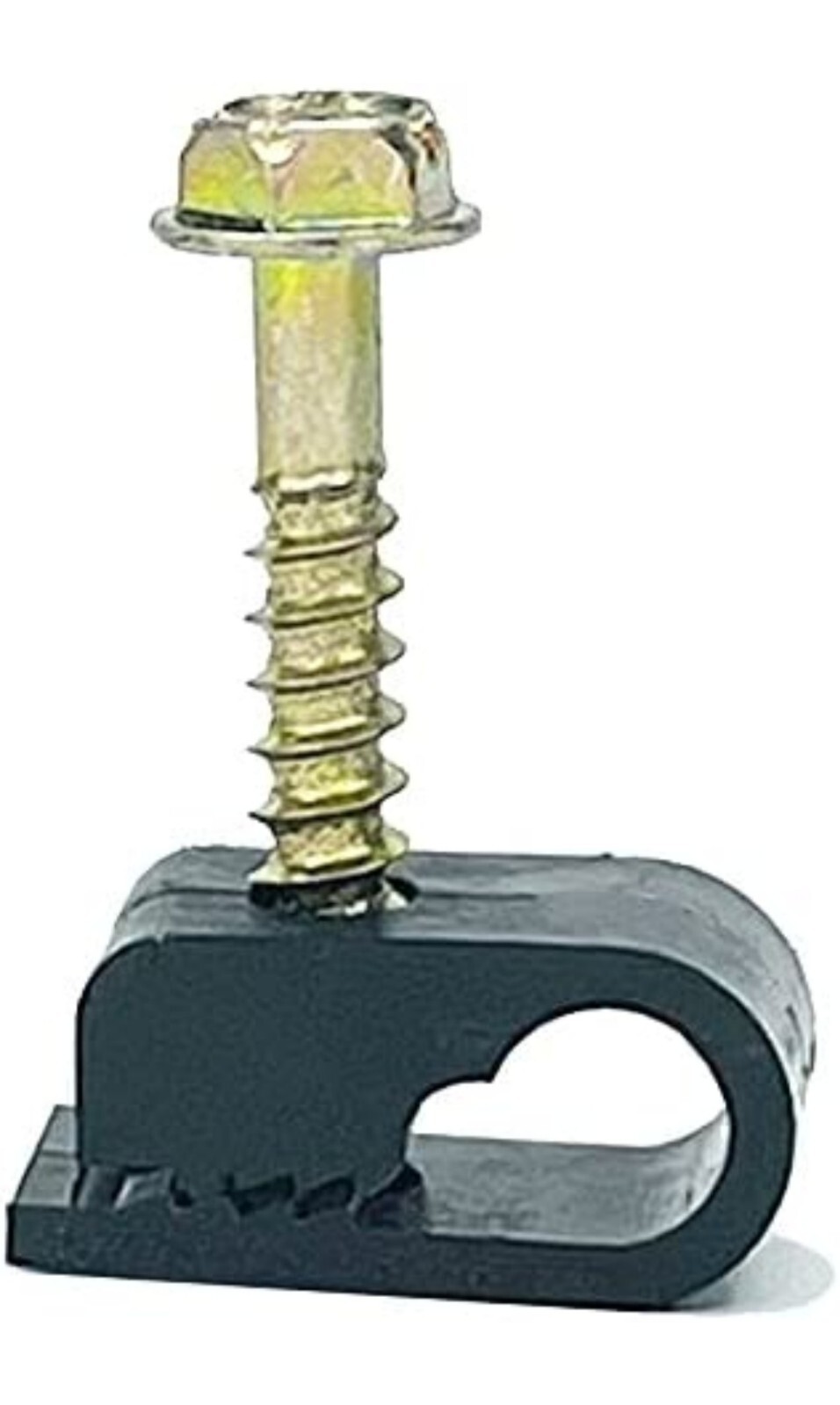 Single Cable Clips – Black 100 Count