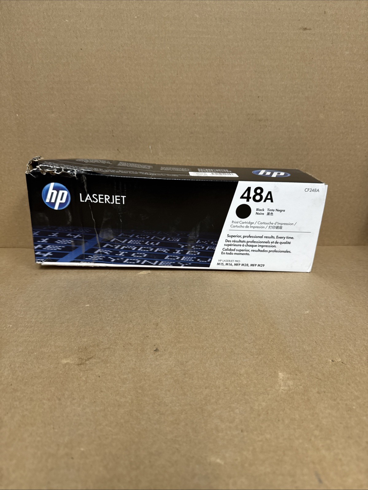Genuine HP 48A Black Original LaserJet Toner Cartridge CF248A NEW UNOPENED (34C)