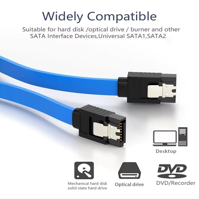 5pcs SATA Cable to Hard Disk Cable SSD adapter HDD Cable SATAIII Cable 90 Degree
