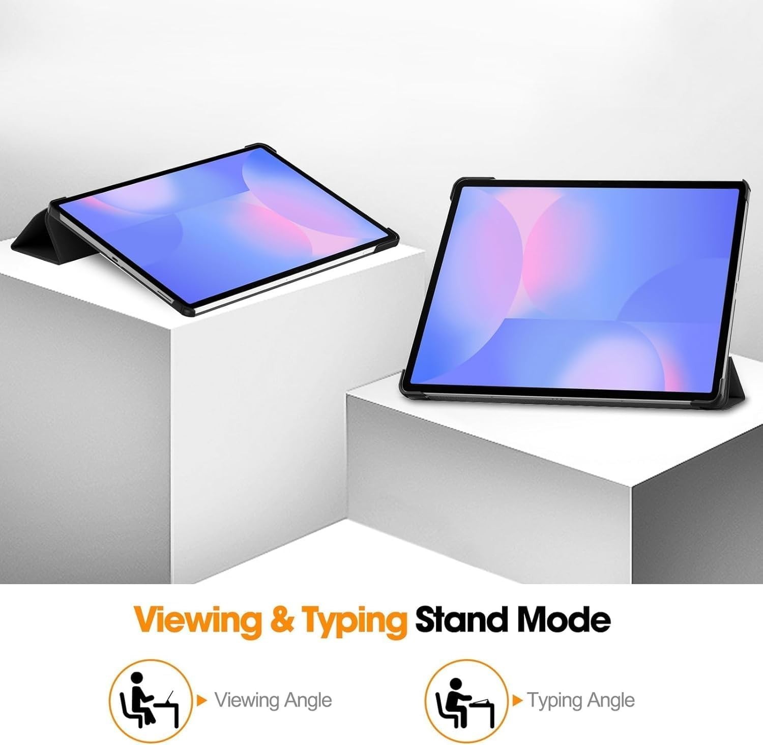 Case for Samsung Galaxy Tab S9 Ultra 14.6 inch, Backlit Detachable Keyboard, Bla