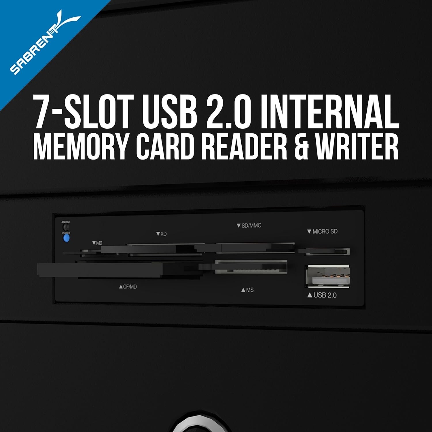 74-In-1 3.5-Inch Internal Flash Media Card Reader/Writer with USB Port