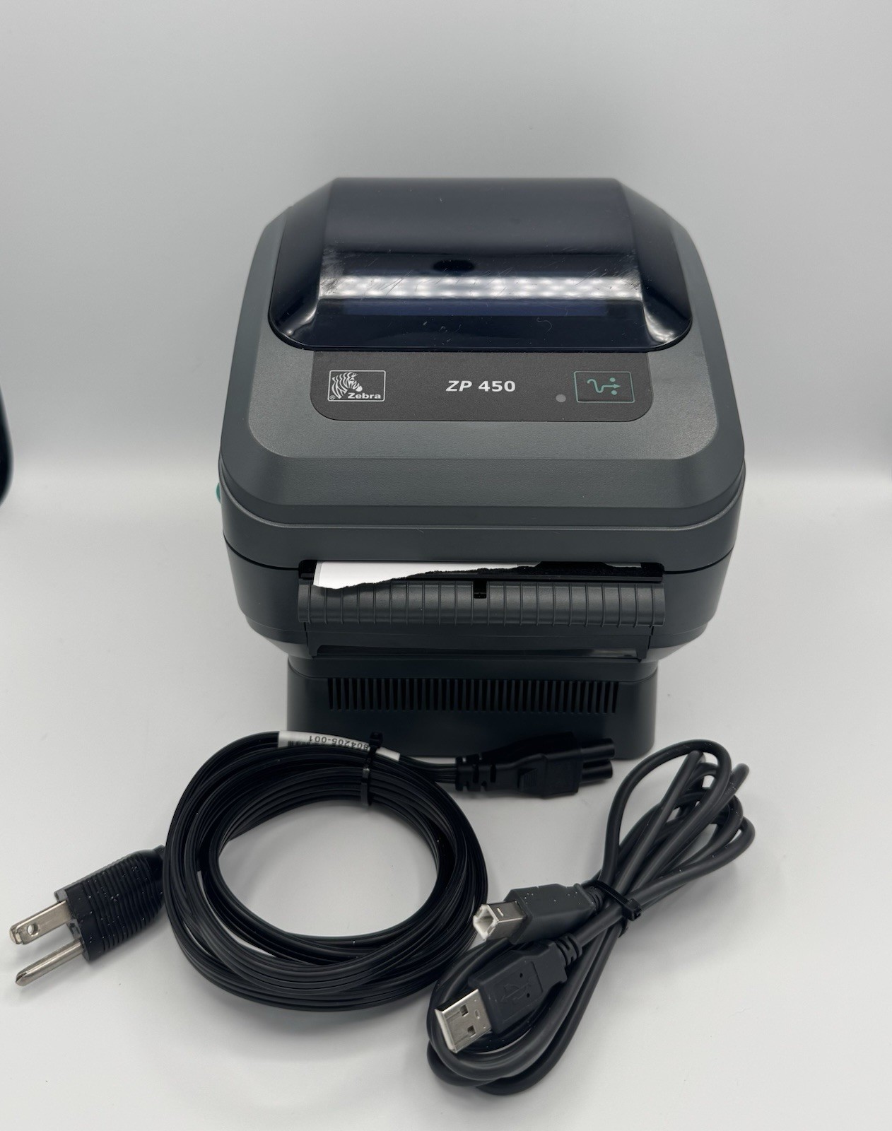 Zebra ZP 450 Direct Thermal Shipping Label Barcode Printer USB