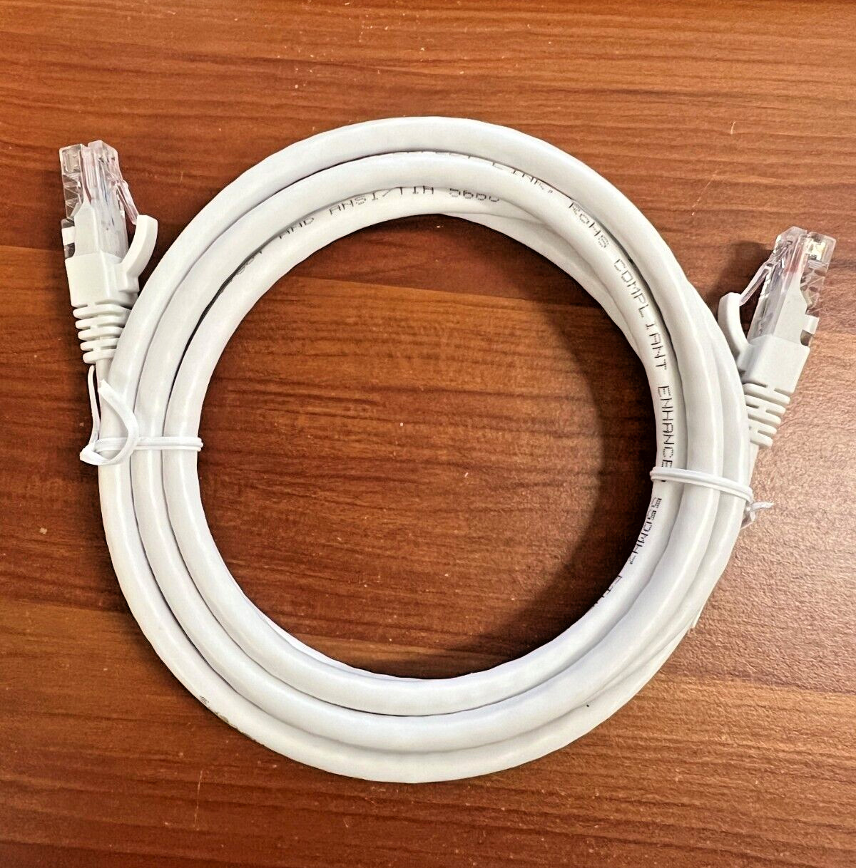 Perfect Link – 2x6ft White Cat 6a Shielded Patch Cable White-550MHz Ethernet NEW