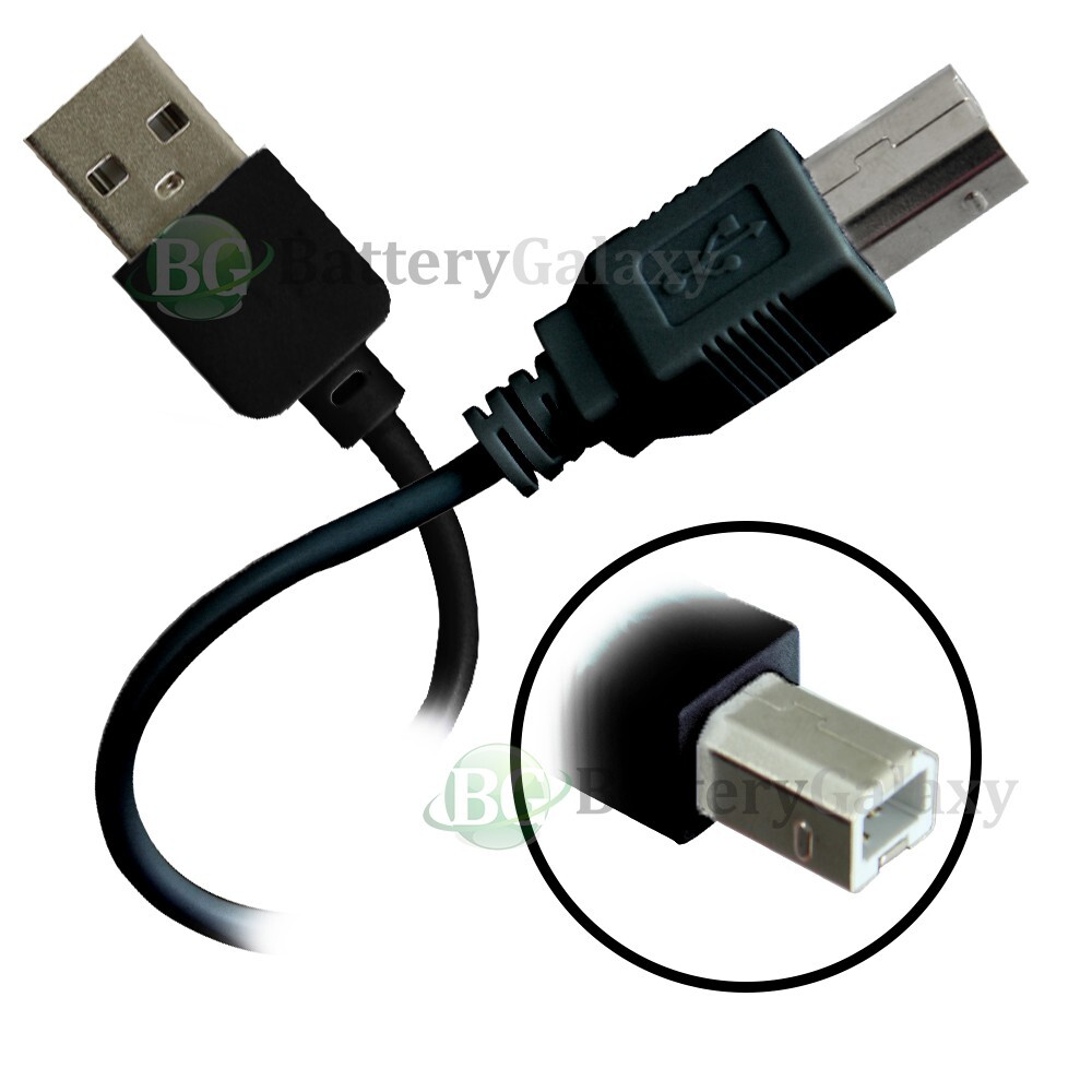 2.0 USB Type A to B Male Cable for Computer Printer Scanner Fax PC Connect Cord