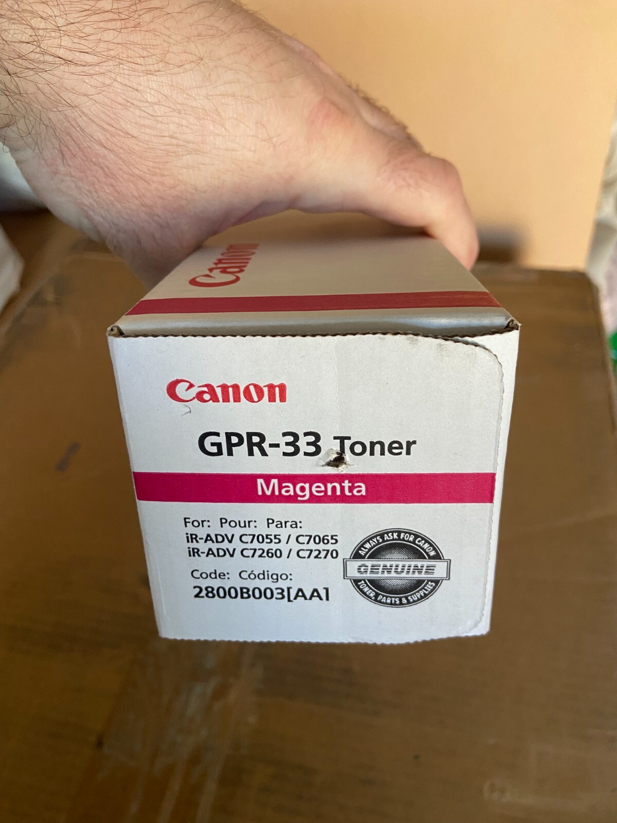 CANON GPR-33 GENUINE TONER CARTRIDGES NEW SELLING ALL COLORS