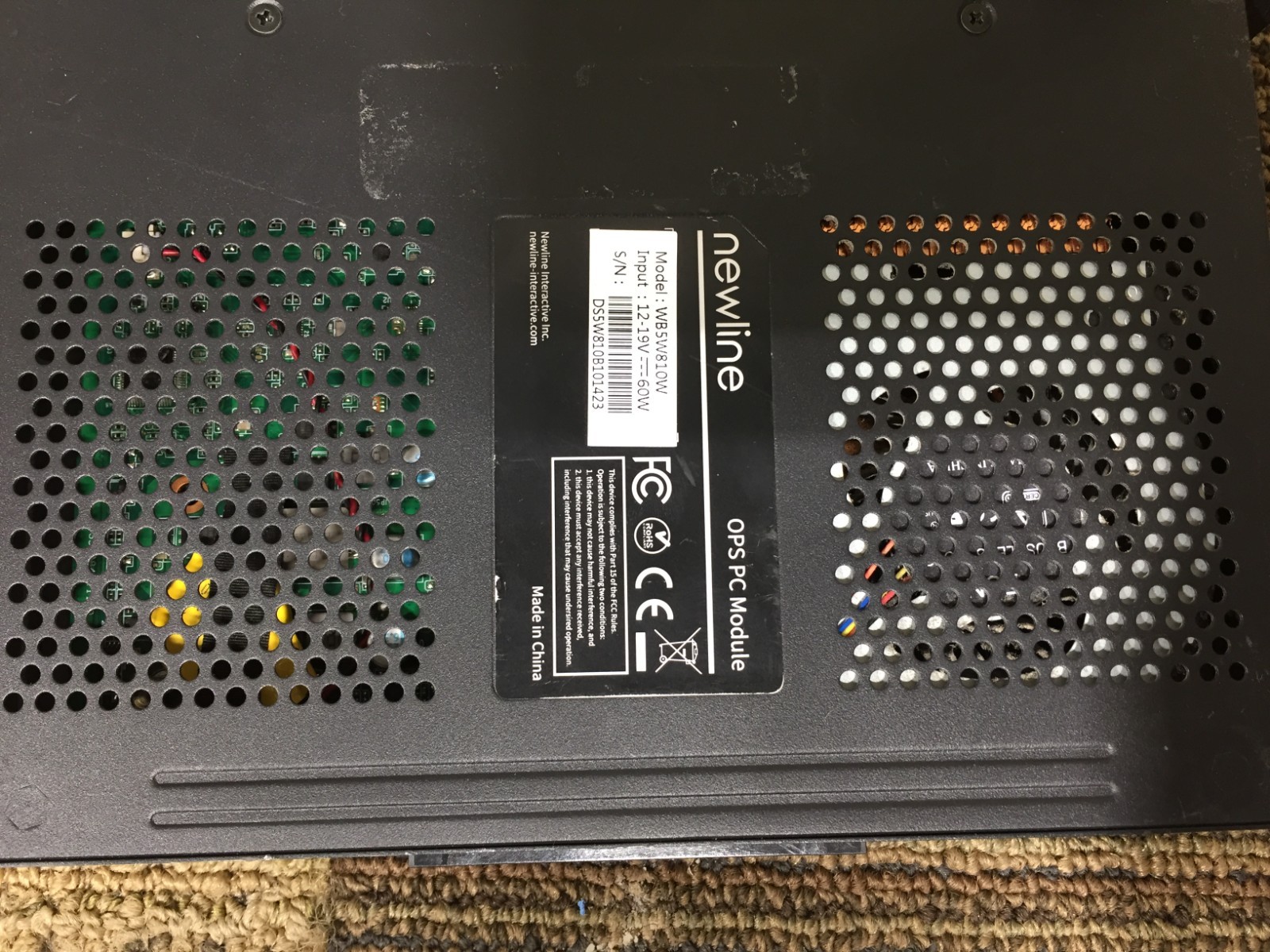 NEWLINE WB5W810W OPS PC MODULE