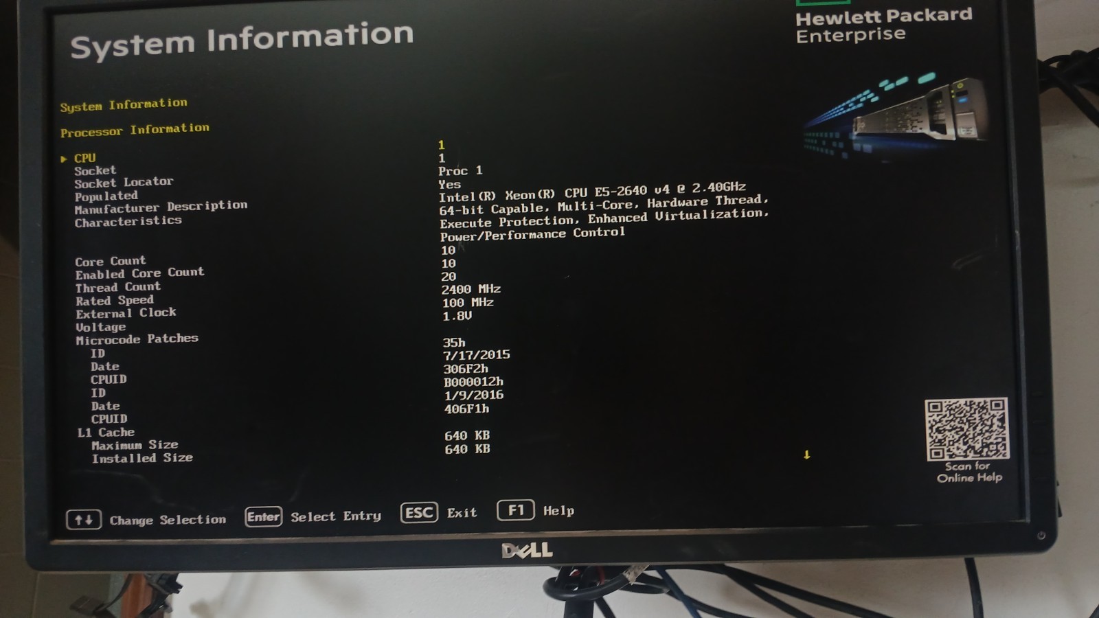 HP Proliant DL360 Gen 9 w Intel Xeon E5-2640 v4 @2.60Ghz NO HDs *READ*